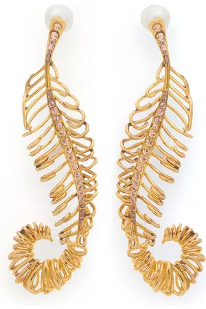 Marni Aretes con diseño curvo