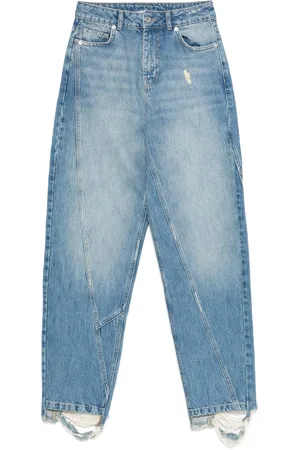 Halfboy Boyfriend jeans con efecto envejecido