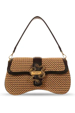 Roberto Cavalli Bolsa de hombro con logo
