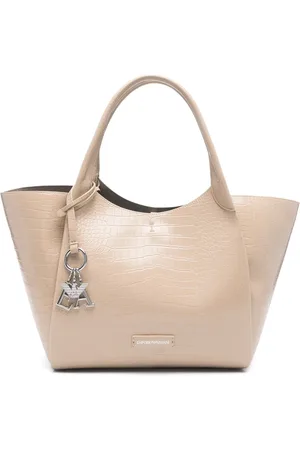Emporio Armani Tote con aplique del logo