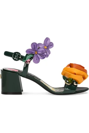 Dolce & Gabbana Sandalias Keira con aplique floral y tacón de 60mm