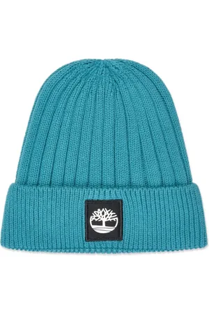 Timberland Gorro tejido de canalé con parche del logo