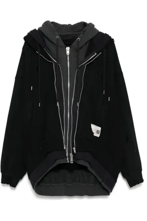 Maison Mihara Yasuhiro Hoodie a capas con cierre