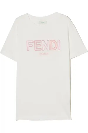 Fendi Playera con logo bordado