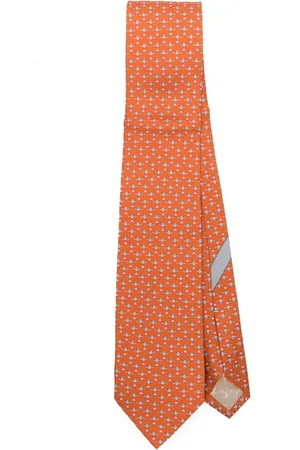 Salvatore Ferragamo Corbata con aviones estampados