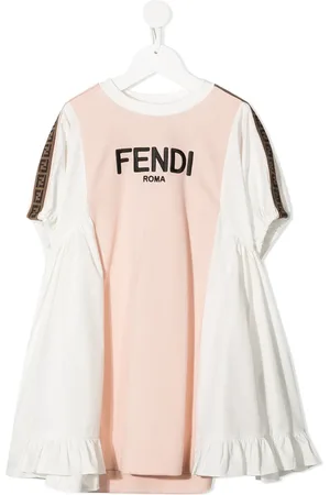 Fendi Vestido con logo bordado