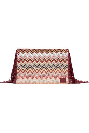 Missoni Bolsa de mano con detalle de flecos