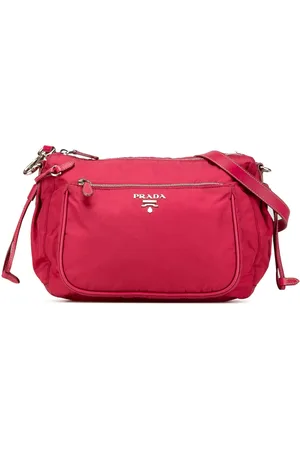 Prada Bolsa crossbody Saffiano Trimmed Tessuto Zip Top 2013-2024