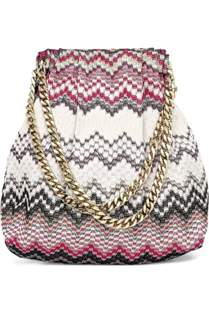Missoni Bolsa bucket con motivo en zigzag