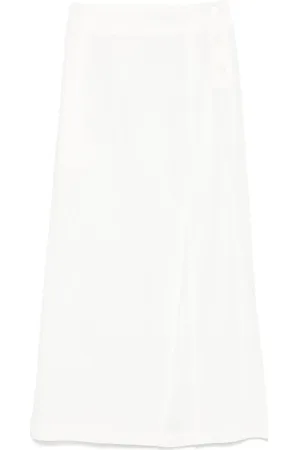 Issey Miyake Falda midi Pressed Form