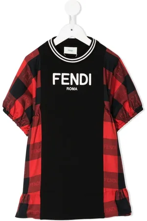 Fendi Vestido con logo bordado