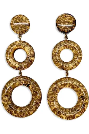 JENNIFER GIBSON JEWELLERY Aretes de clip Italian Triple