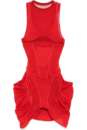 Isa Boulder Vestido corto tejido