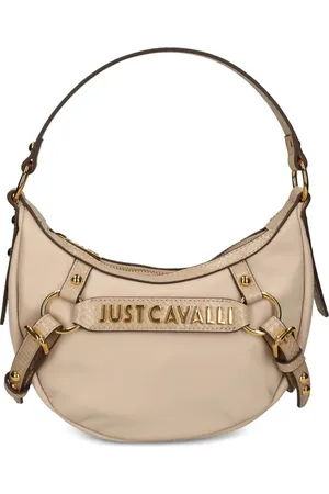 Roberto Cavalli Bolsa crossbody con letras del logo