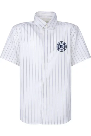 Fendi Camisa con logo bordado