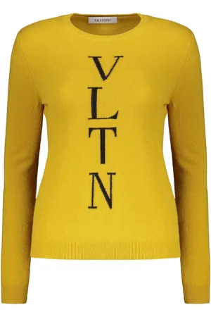 VALENTINO GARAVANI Suéter tejido con logo en intarsia