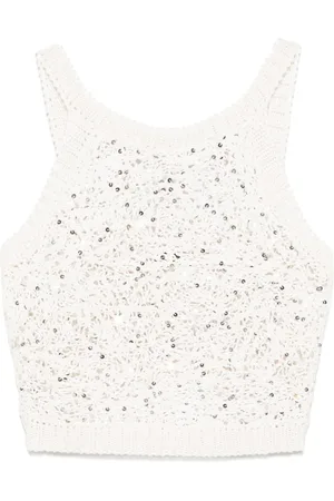 PESERICO SIGN Top con detalles de lentejuelas