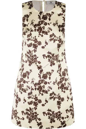 Elisabetta Franchi Vestido corto con estampado floral