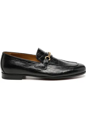 Tom Ford Mocasines con efecto de piel de cocodrilo