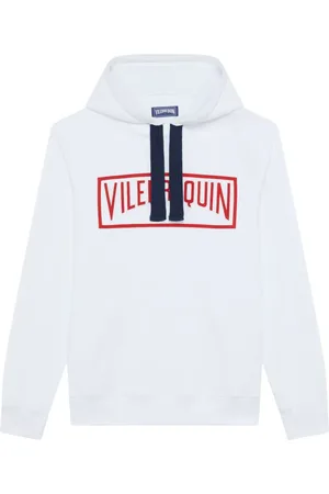 Vilebrequin Hoodie con logo estampado