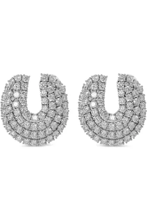 Self-Portrait Aretes con detalles de cristal