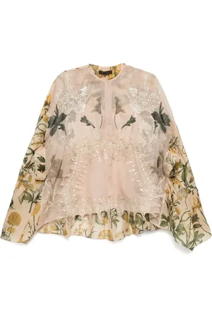 BIYAN Blusa con diseño bordado