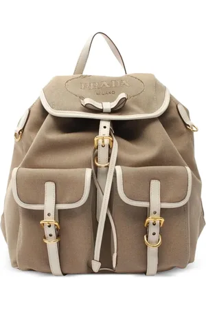 Prada Mochila con logo en jacquard 2010