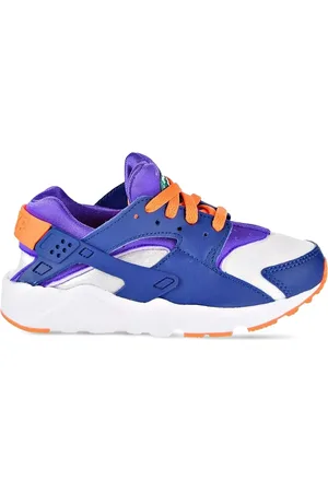 Nike Tenis Huarache Run Ps White/Cone-Gym Blue