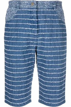 KRIZIA Shorts con motivo de rayas