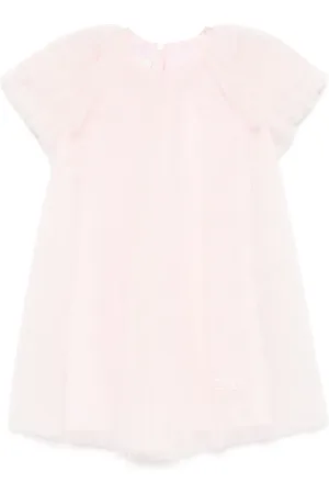 Fendi Vestido con logo bordado