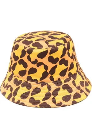 Fendi Gorro de pescador con estampado de leopardo