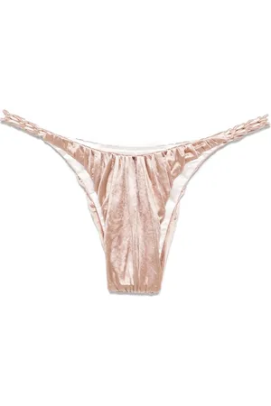 Isa Boulder Bikini bottom con tiras trenzadas