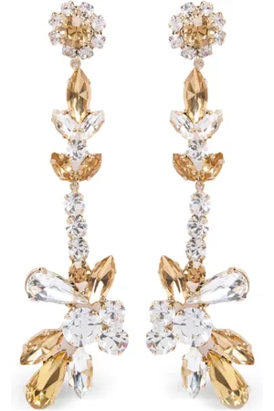Erdem Aretes con detalles de cristal