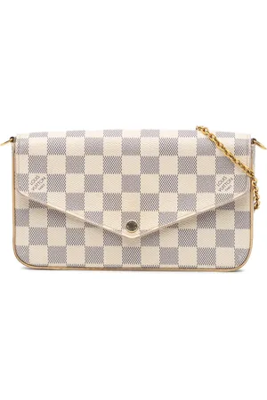 LOUIS VUITTON Bolsa crossbody Damier Azur Pochette Felicie 2018