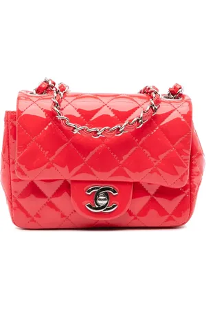 CHANEL Bolsa crossbody Mini Square Classic Patent Single Flap 2016-2017