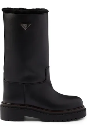 Prada Botas texturizadas