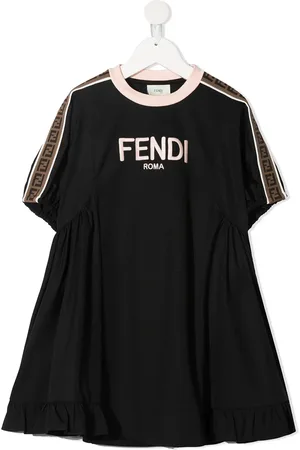 Fendi Vestido con logo estampado