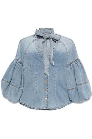 ZIMMERMANN Blusa de mezclilla