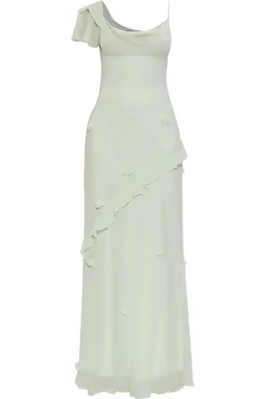 Self-Portrait Vestido largo estilo georgette