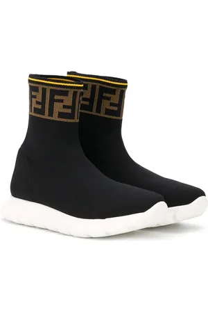 Fendi Tenis slip-on con logo FF