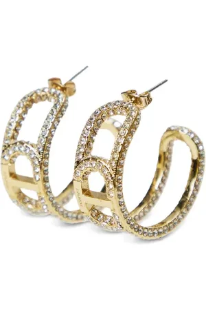 Twin-Set Arracadas con detalles de cristal