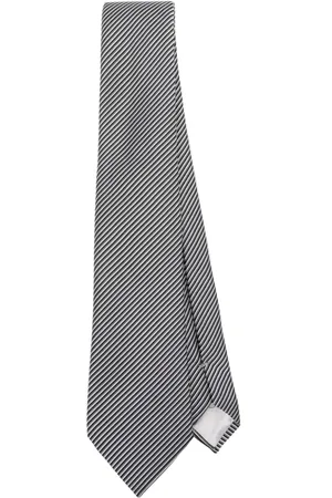 Giorgio Armani Corbata con motivo de rayas