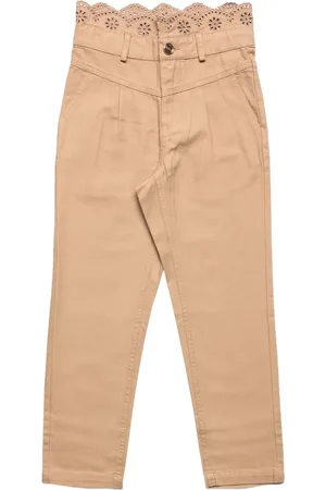 Twin-Set Pantalones con pretina festoneada