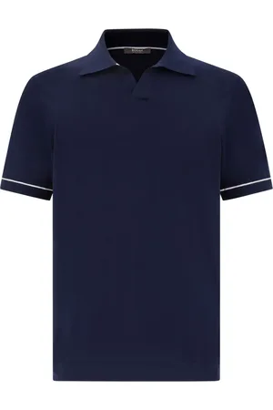 Boggi Milano Playera tipo polo de tejido fino