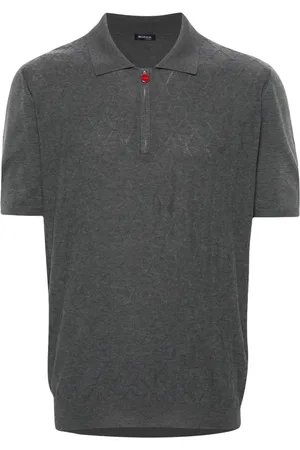 Kiton Playera tipo polo tejida