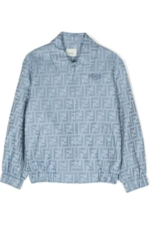Fendi Chamarra capitonada con logo FF