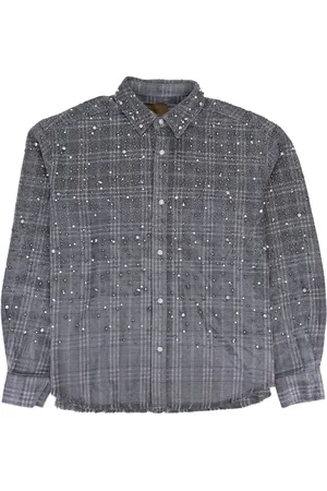 BIRTH OF ROYAL CHILD Camisa "Grey" con detalles de strass