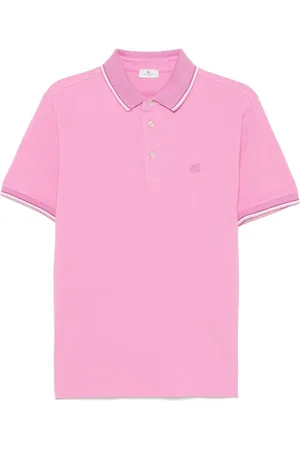 Etro Playera tipo polo con bordado Pegaso