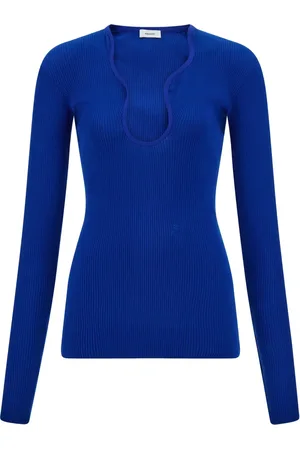 Salvatore Ferragamo Top tejido de canalé