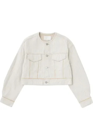 Moussy Chamarra corta sin cuello